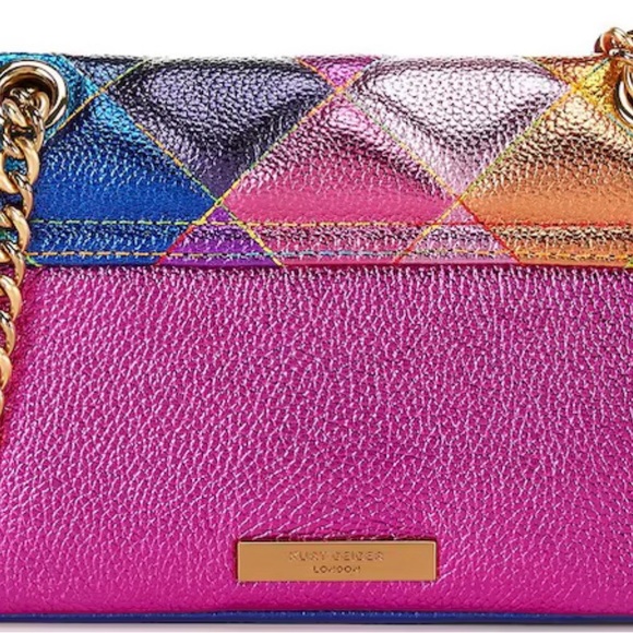 Kurt Geiger Multicolor Quilted Shoulder Bag New with Tags, comes with dust bag. - Picture 3 of 5